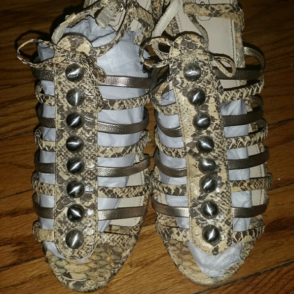 Coach Snakeskin size 9.5 Heels - Picture 6 of 7
